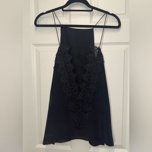 Cami NYC Elegant Black Lace Top